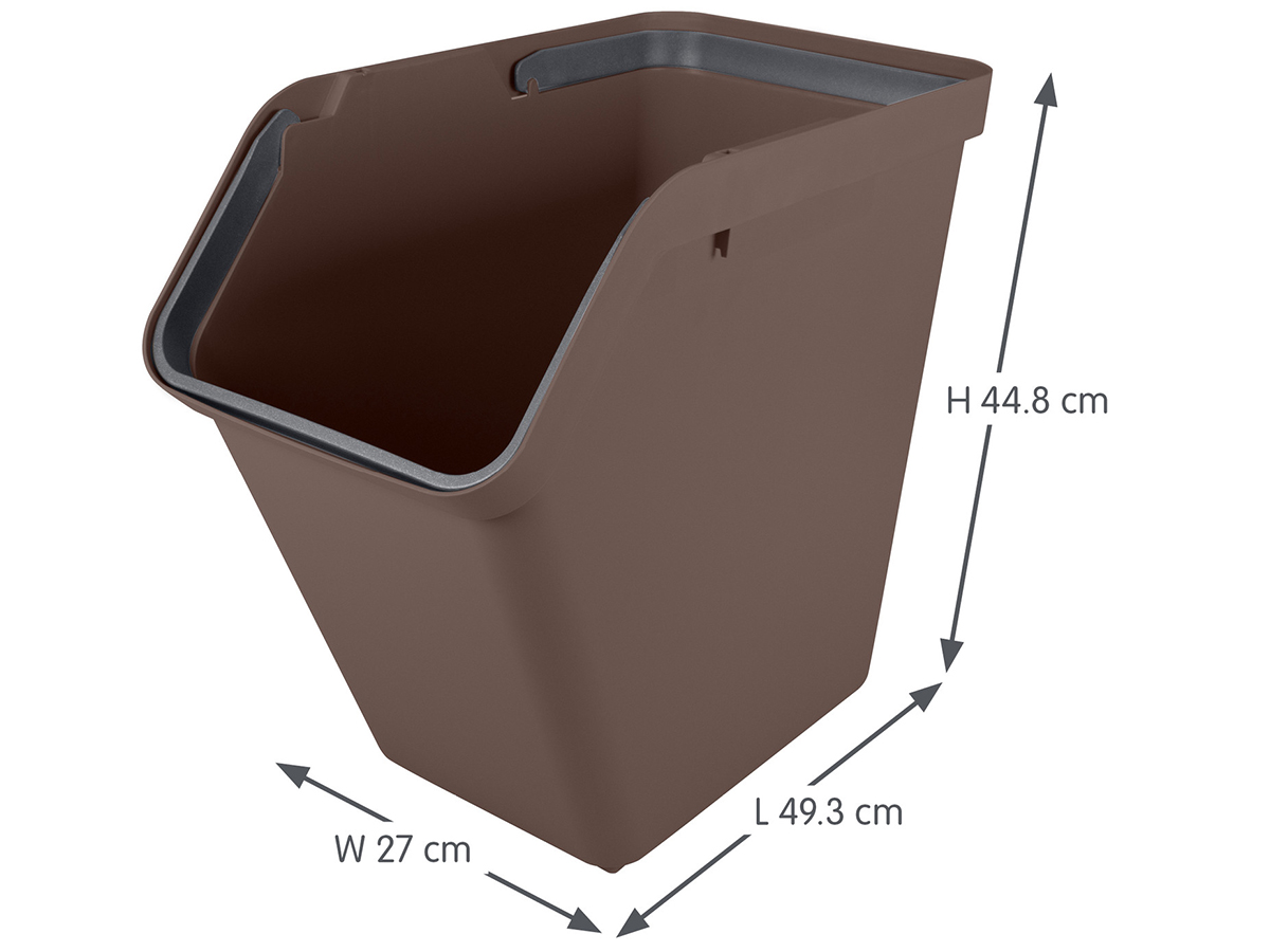 Sunware Sigma Home 40 liter sorteer unit - Brown