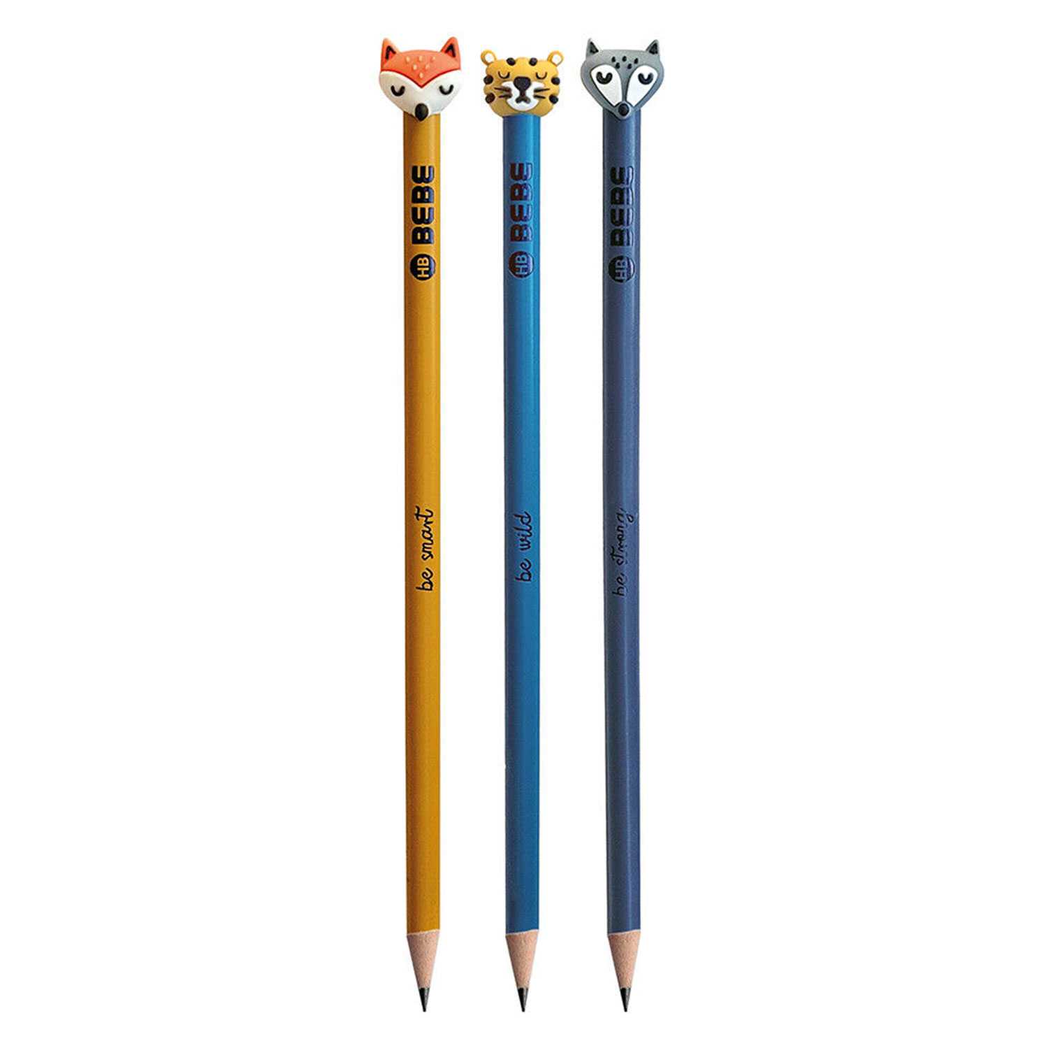 Bleistift mit Tierkopf