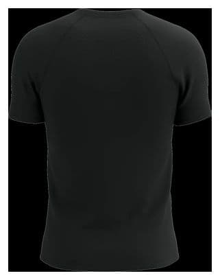 Maillot manches courtes Compressport Training Logo Noir