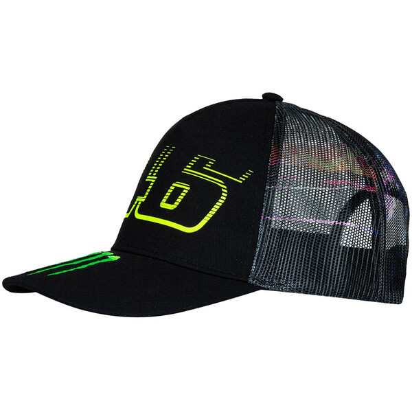 VR46 - Casquette Monster Noir / Vert