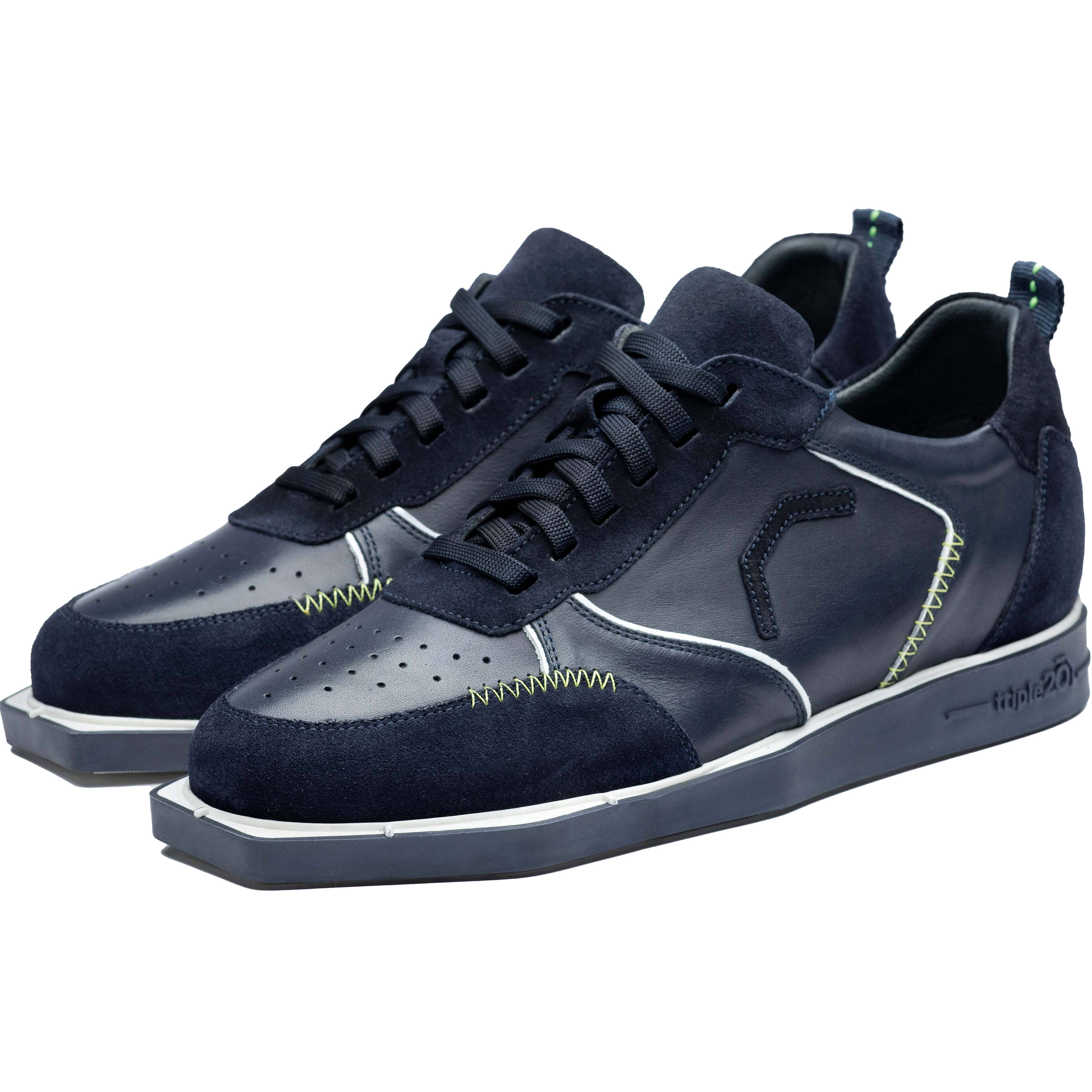Triple20 Dartsshoes - Leder Blau/Weiß
