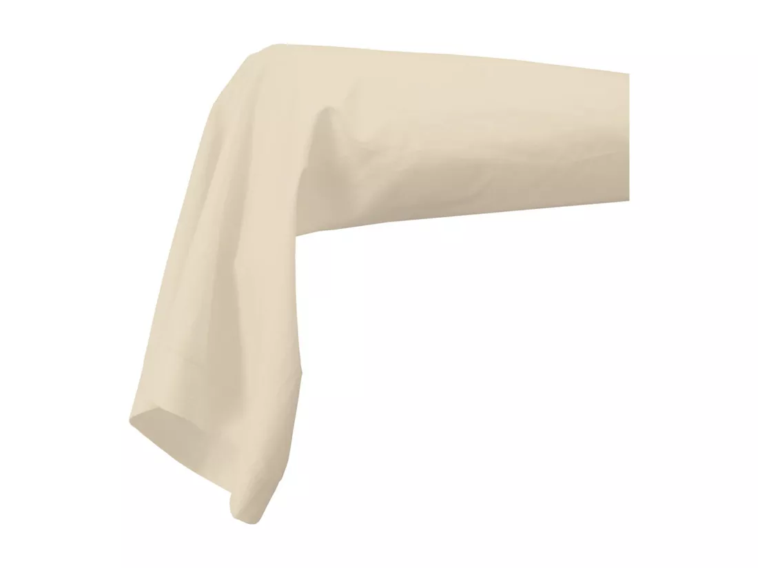 Housse de traversin percale 86 x 140 cm unie