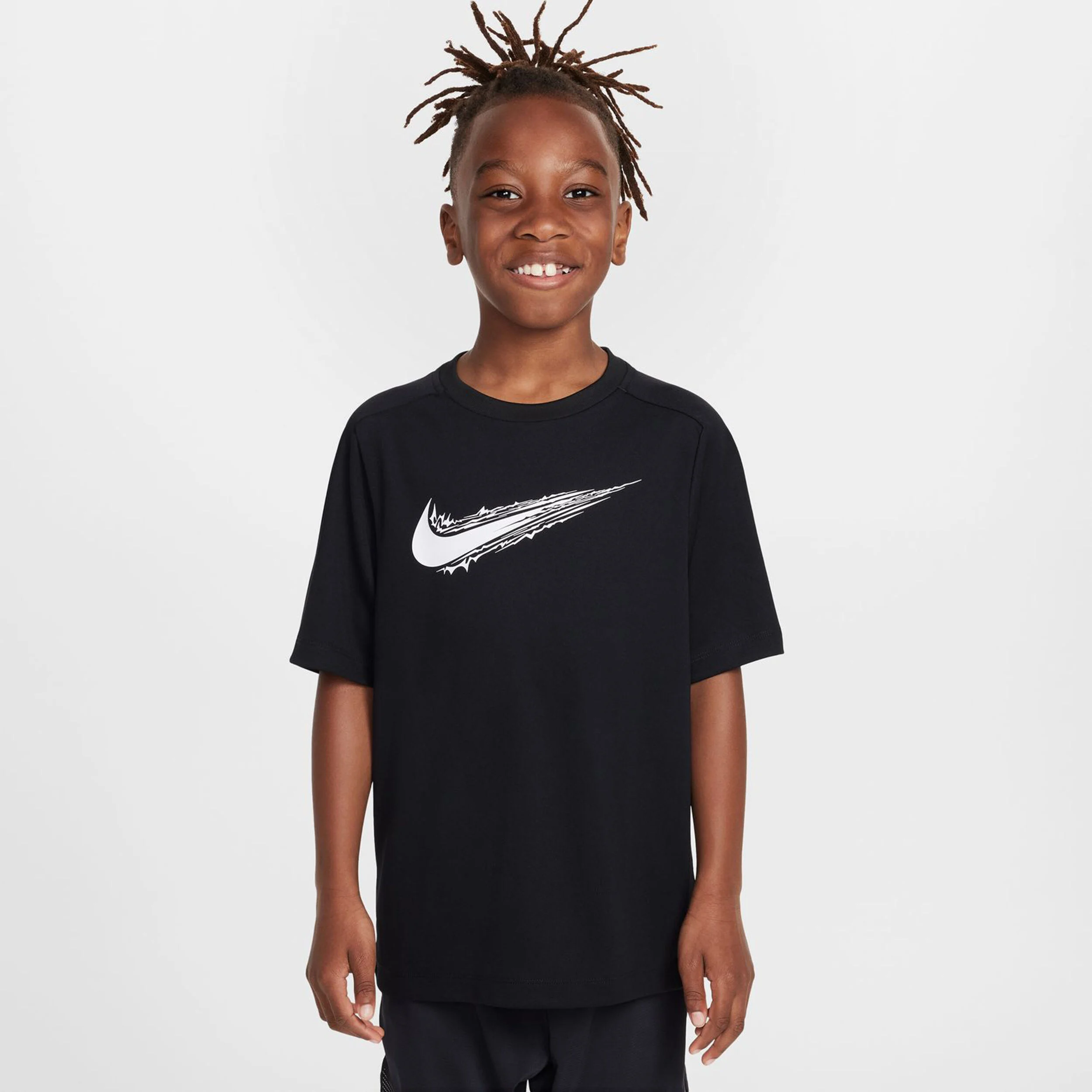 Nike Dri-Fit Multi T-shirt Enfants - Noir , Blanc