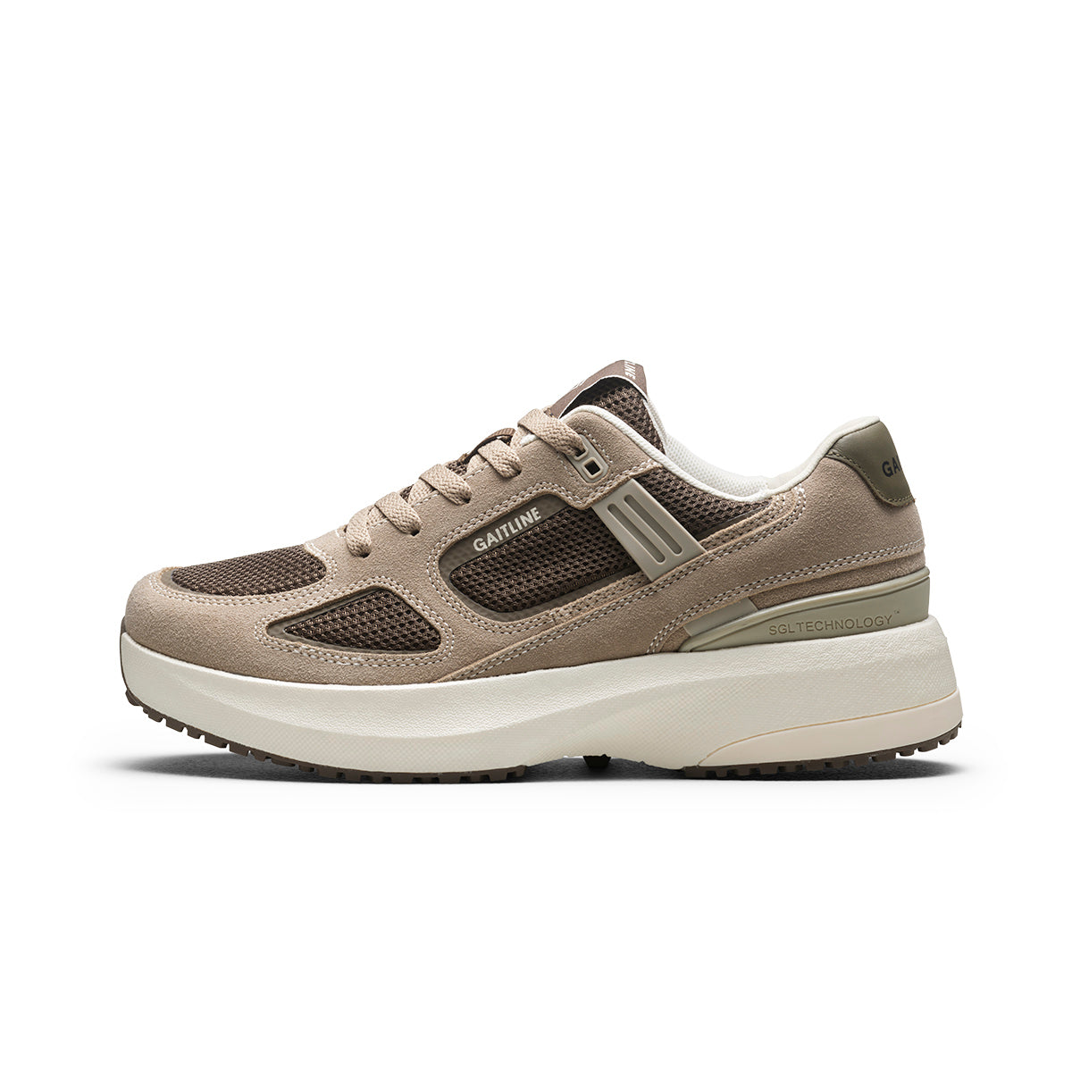 Nova Lite Klassisk retrosneaker med skinndetaljer