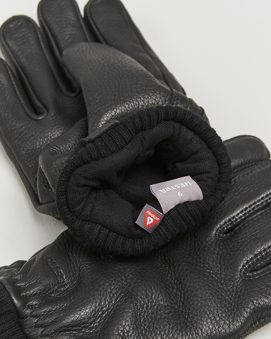 Hestra Tore Deerskin Primaloft Lined Glove Black