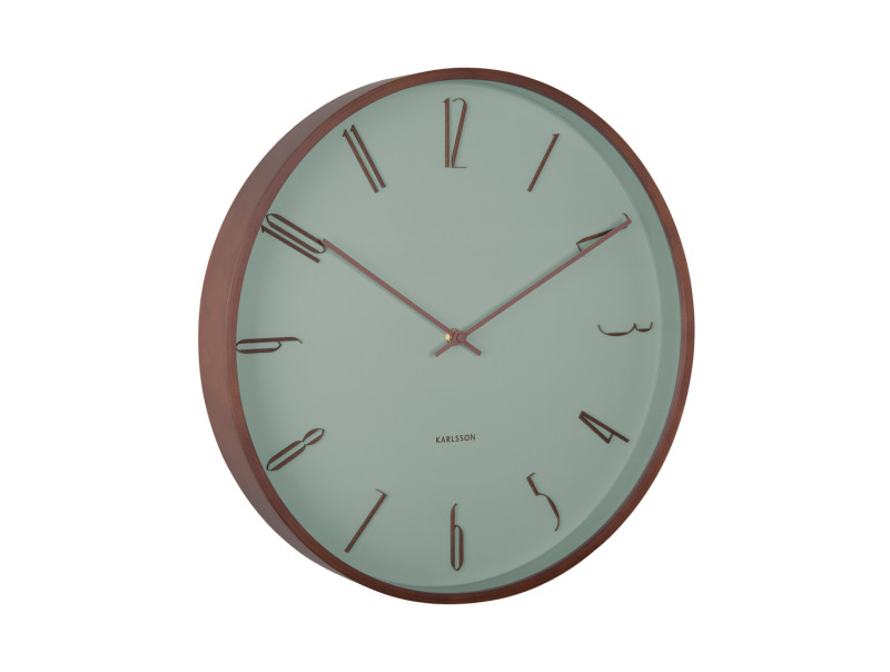 Wall Clock Scandia KA6014BL Misty blue