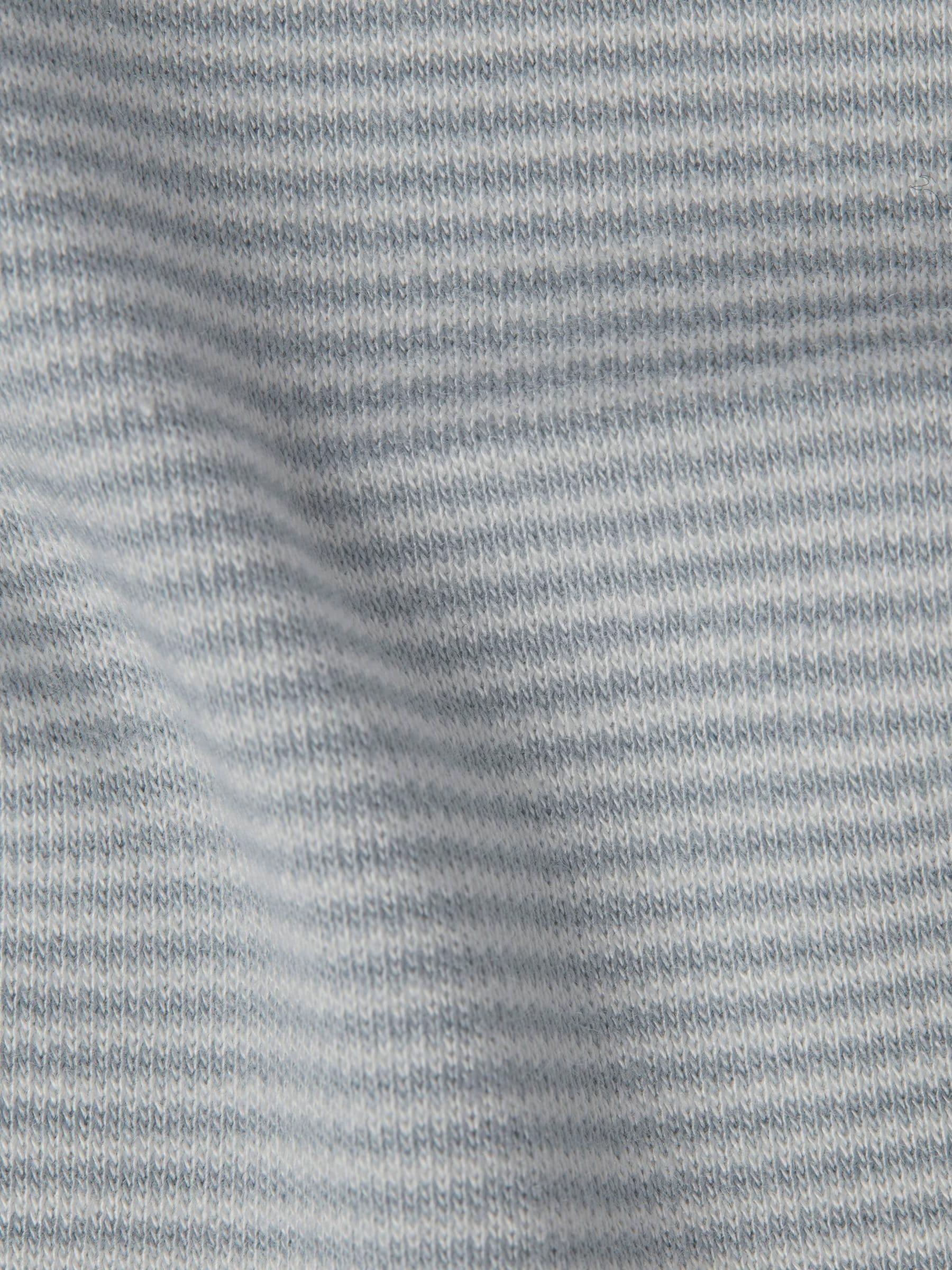 Blauw - MORI Lange Mouw Envelope Hals Bodysuit