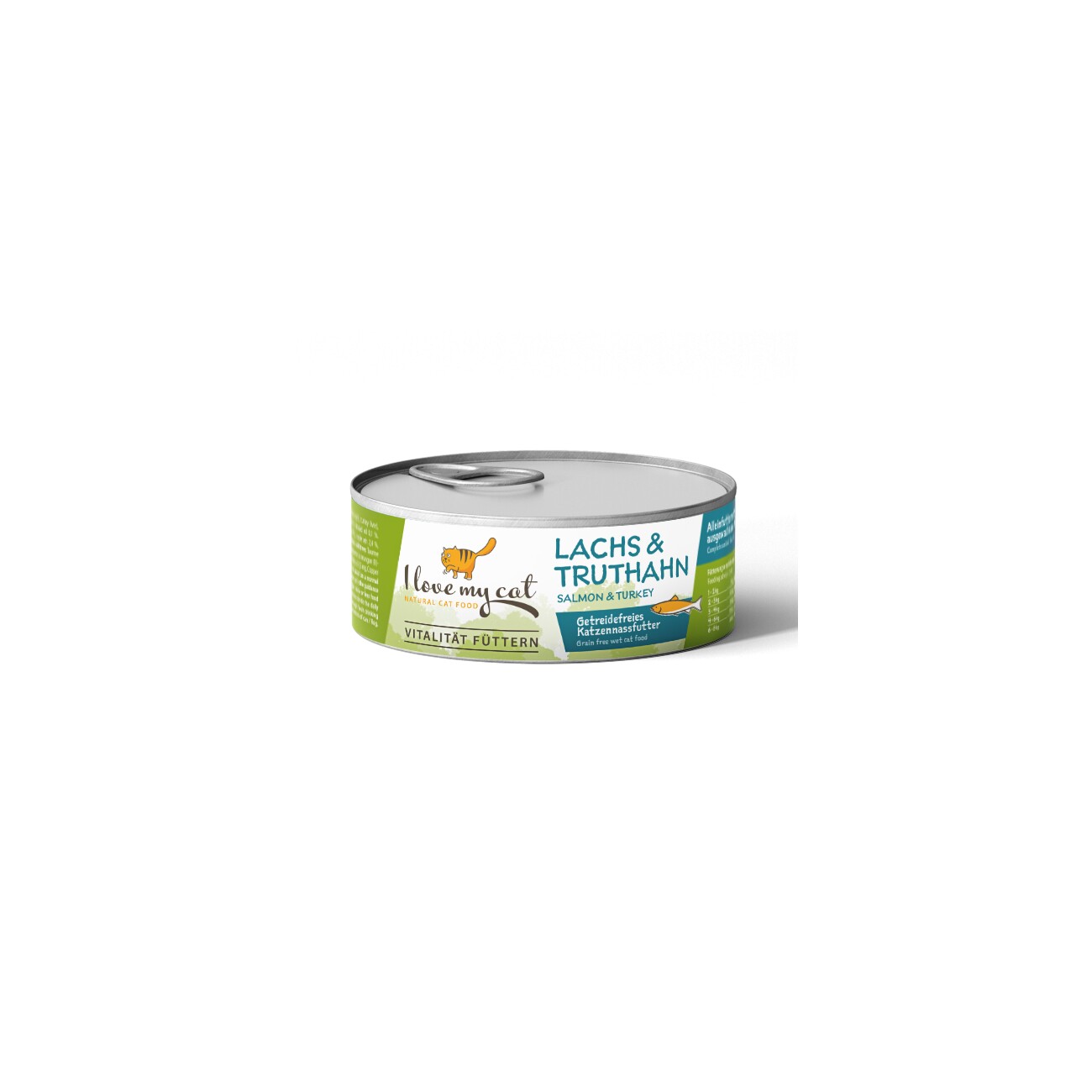 I love my cat Futterset Katzenfutter Nass mit Lachs und Truthahn für Katzen mit Gewichtsproblemen