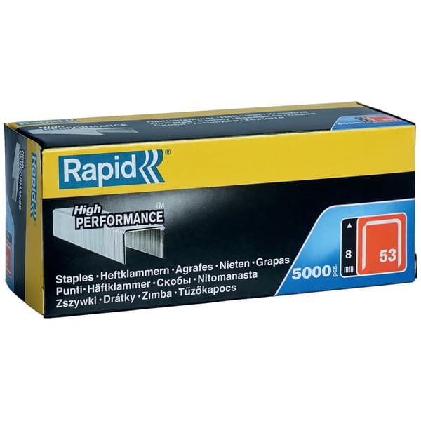 Stifter Rapid, type 53 11,4x8 mm; 5000 stk
