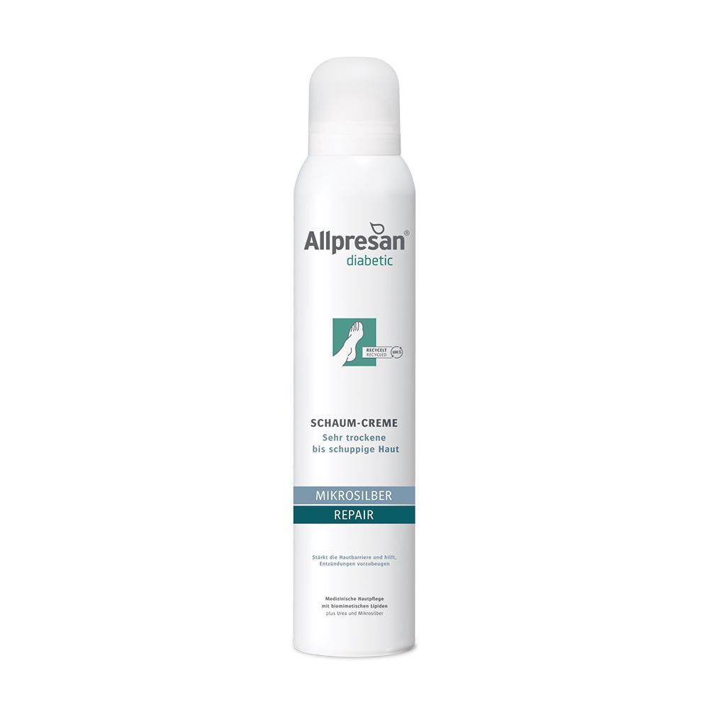 Allpresan diabetic MIKROSILBER REPAIR Schaum-Creme - Jetzt 3€ Rabatt mit Code ,,allpresan3''