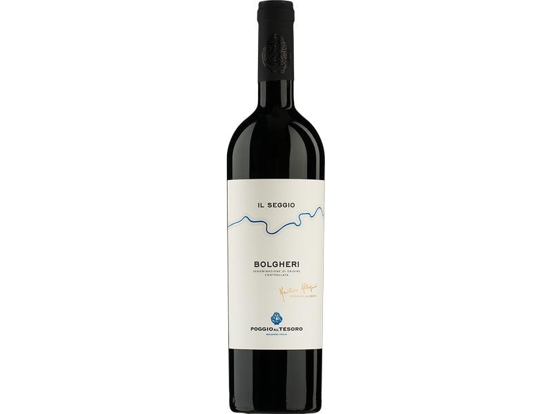 Poggio al Tesoro Il Seggio Rosso Bolgheri DOC 0.75 l Intensiv aromatischer Rotwein aus Italien
