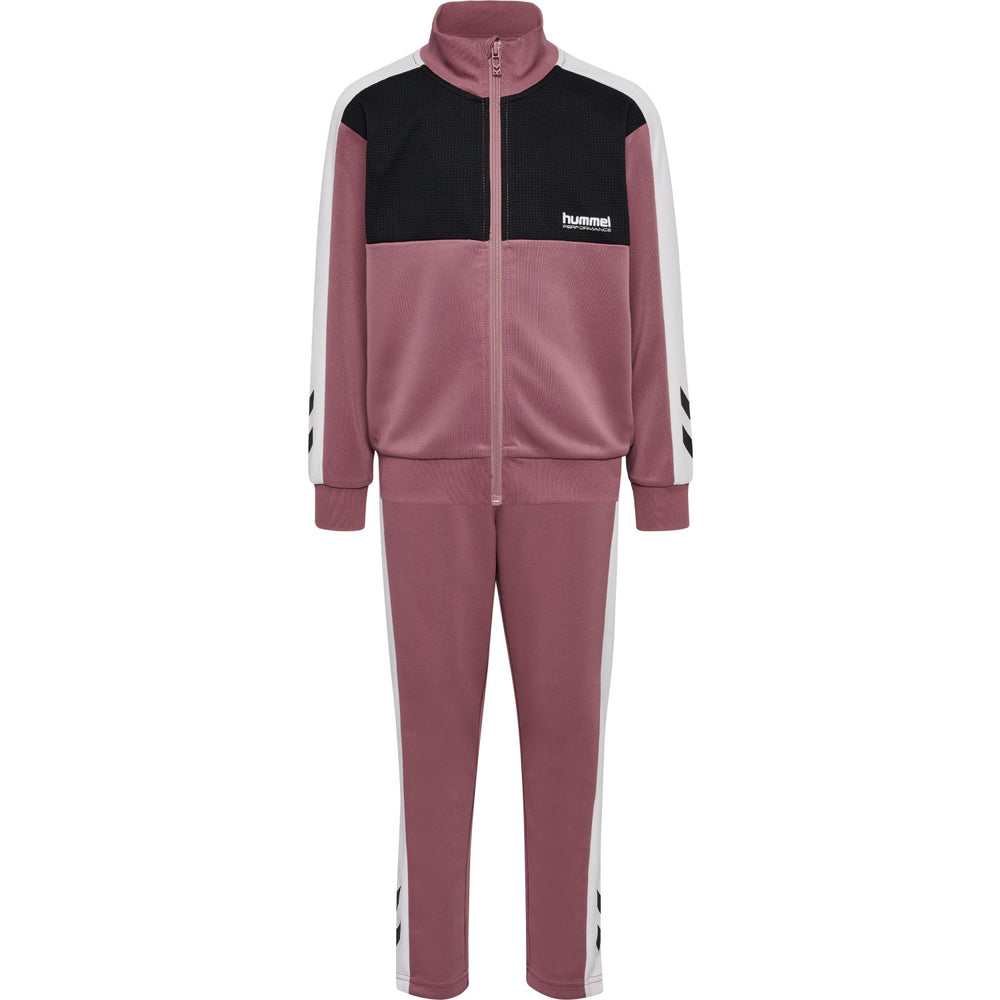 Køb Hummel Wistful Mauve Colorblock Tracksuit
