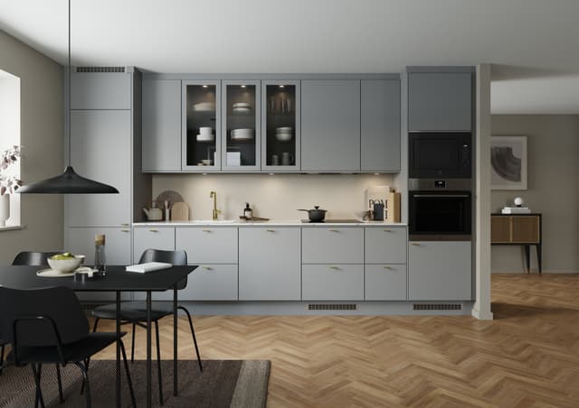 Epoq Trend Eco skuffefront til køkken 30x31 (stålgrå)