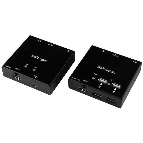 StarTech.com Extendeur HDMI sur Cat6 à 50 m avec hub USB 2.0 à 4 ports - 1080p