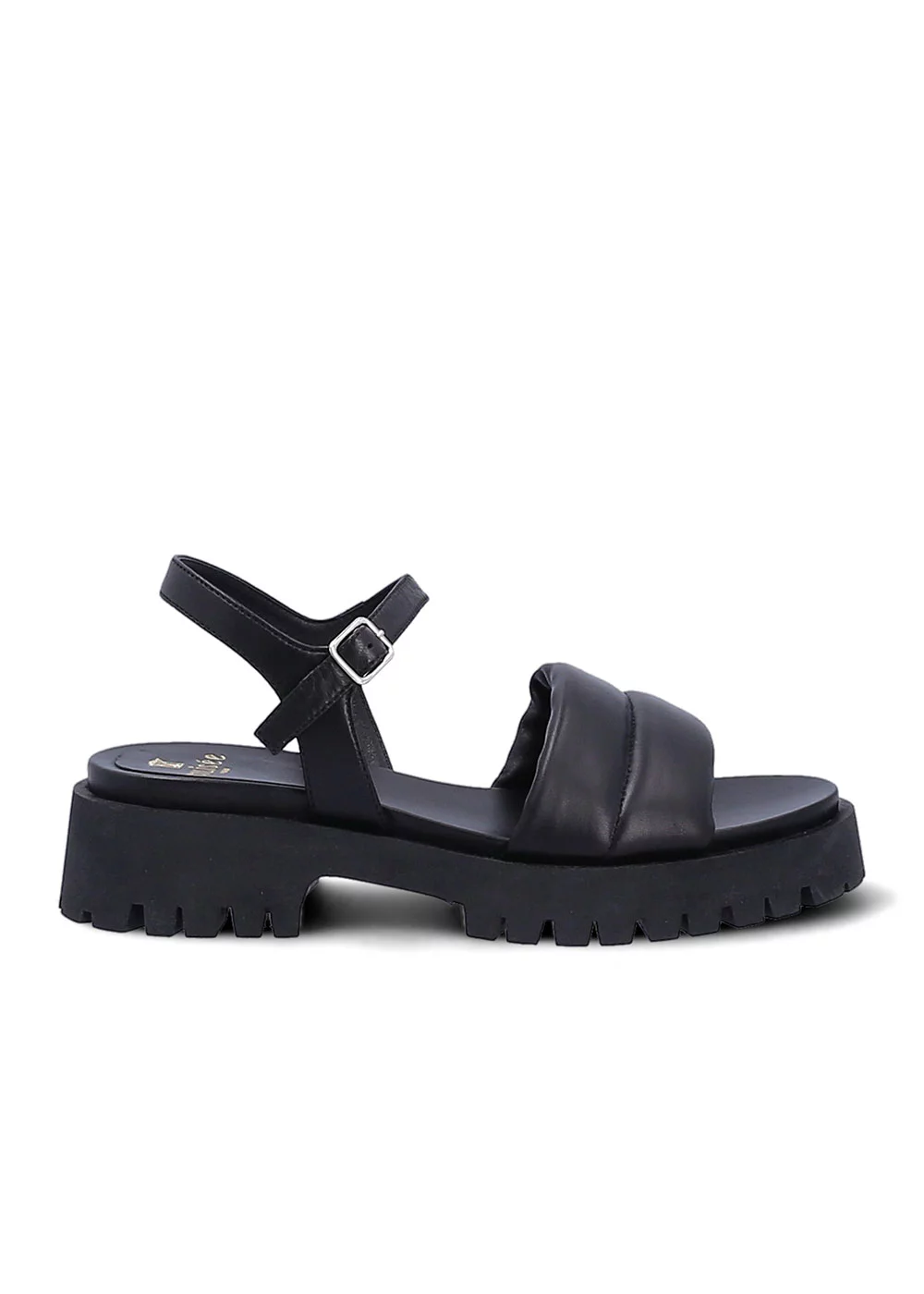 SANDALE REBEKA CUIR NOIR
