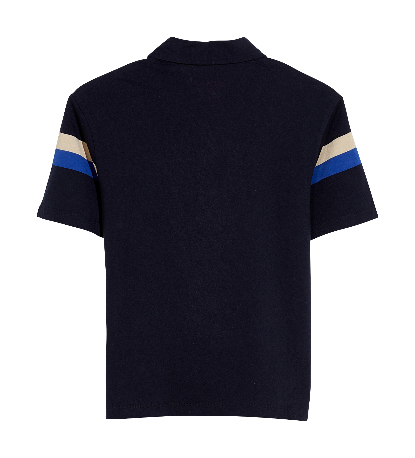KOMIU - Polo droit en coton | Bleu