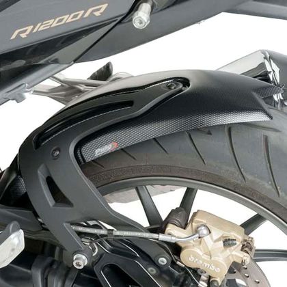 Garde boue Puig avec support aluminium - Noir