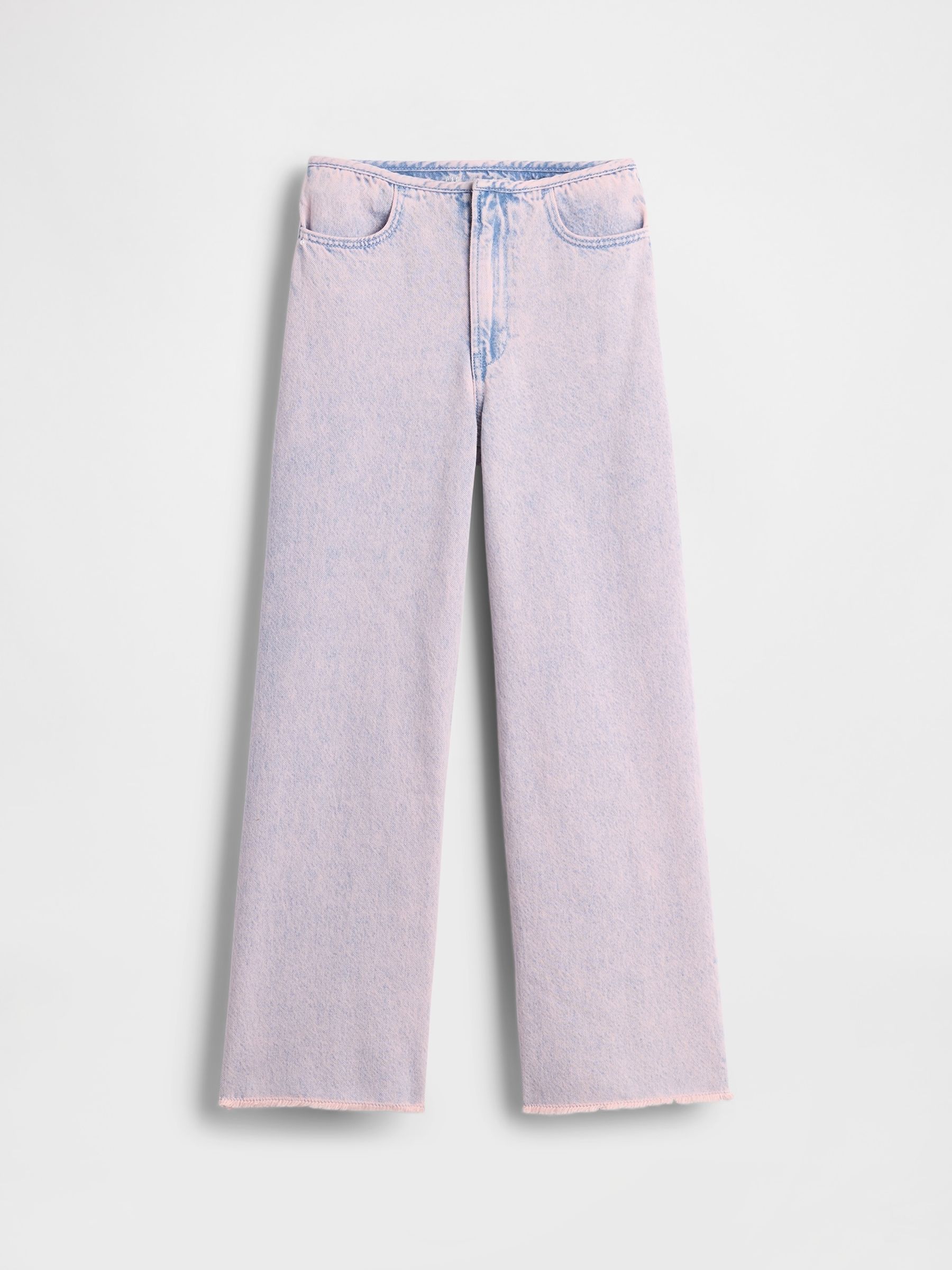 Gap Stride-jeans met lage taille en wijde pijpen (5-13jr)