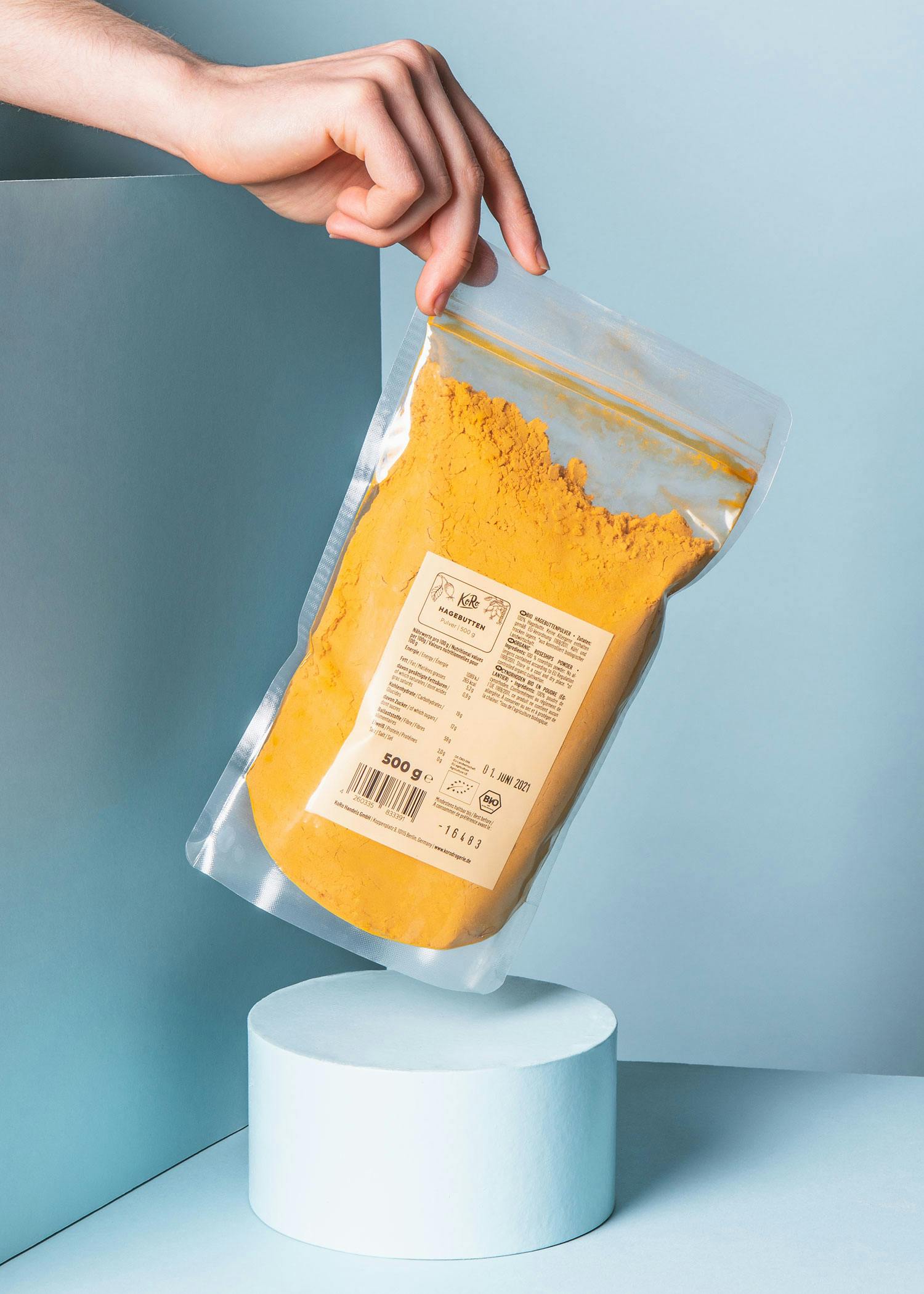 Bio Hagebutten Pulver 500 g