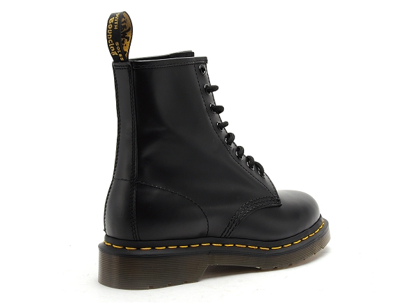 Dr martens boots bottine plates femme 1460 smooth noir