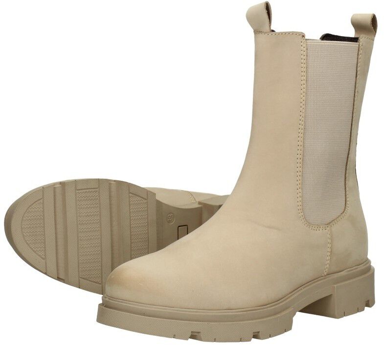 Sub55 Enkellaarsjes Plat beige