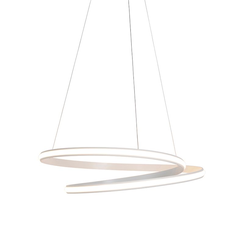 Moderne hanglamp wit 74 cm incl. LED dimbaar - Rowan
