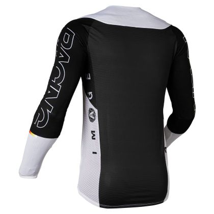 Maillot cross Fox FLEXAIR RELM - BLACK WHITE 2023 - Noir / Blanc