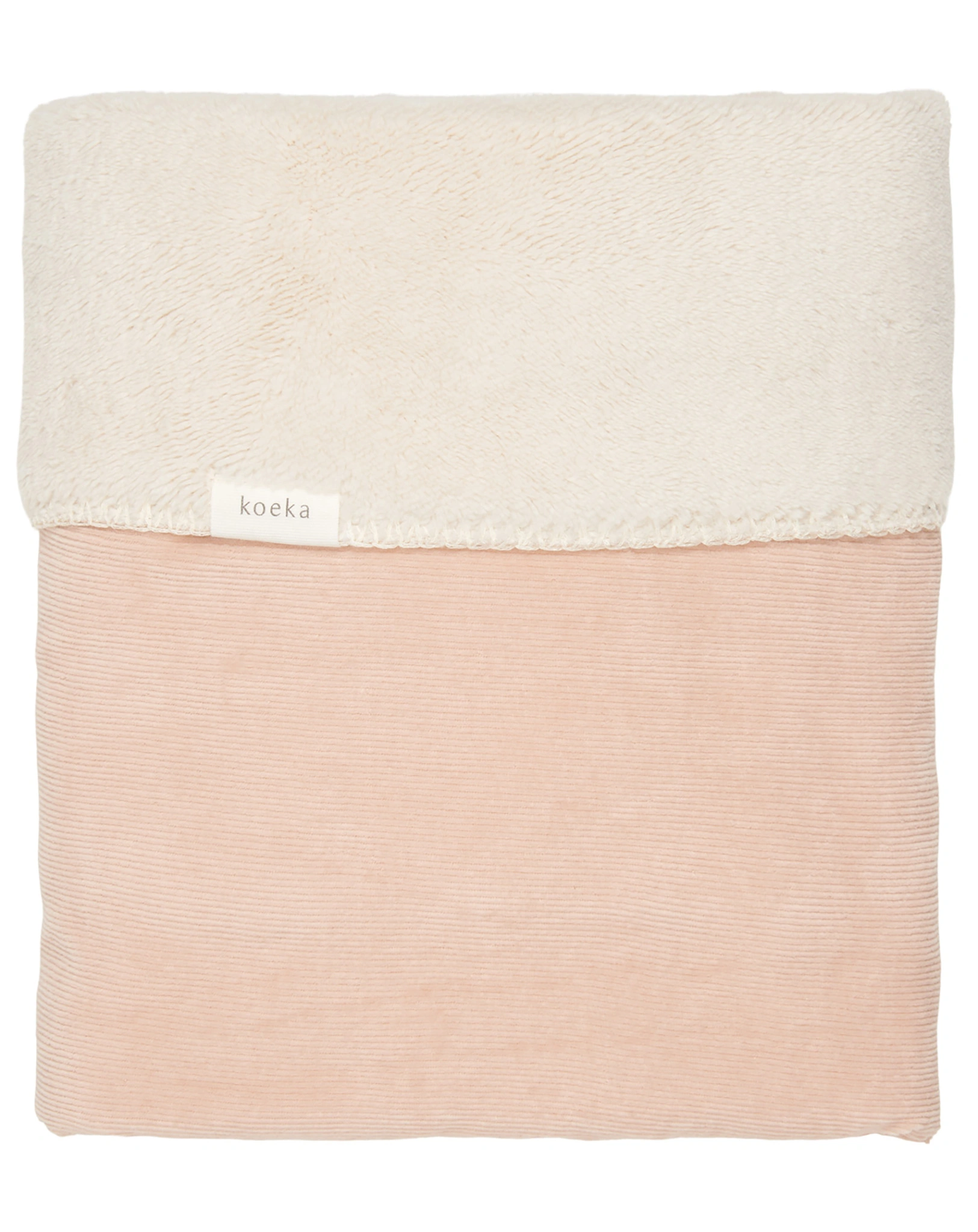 Plüsch-Babydecke ODDI (75x100) in rosa salt