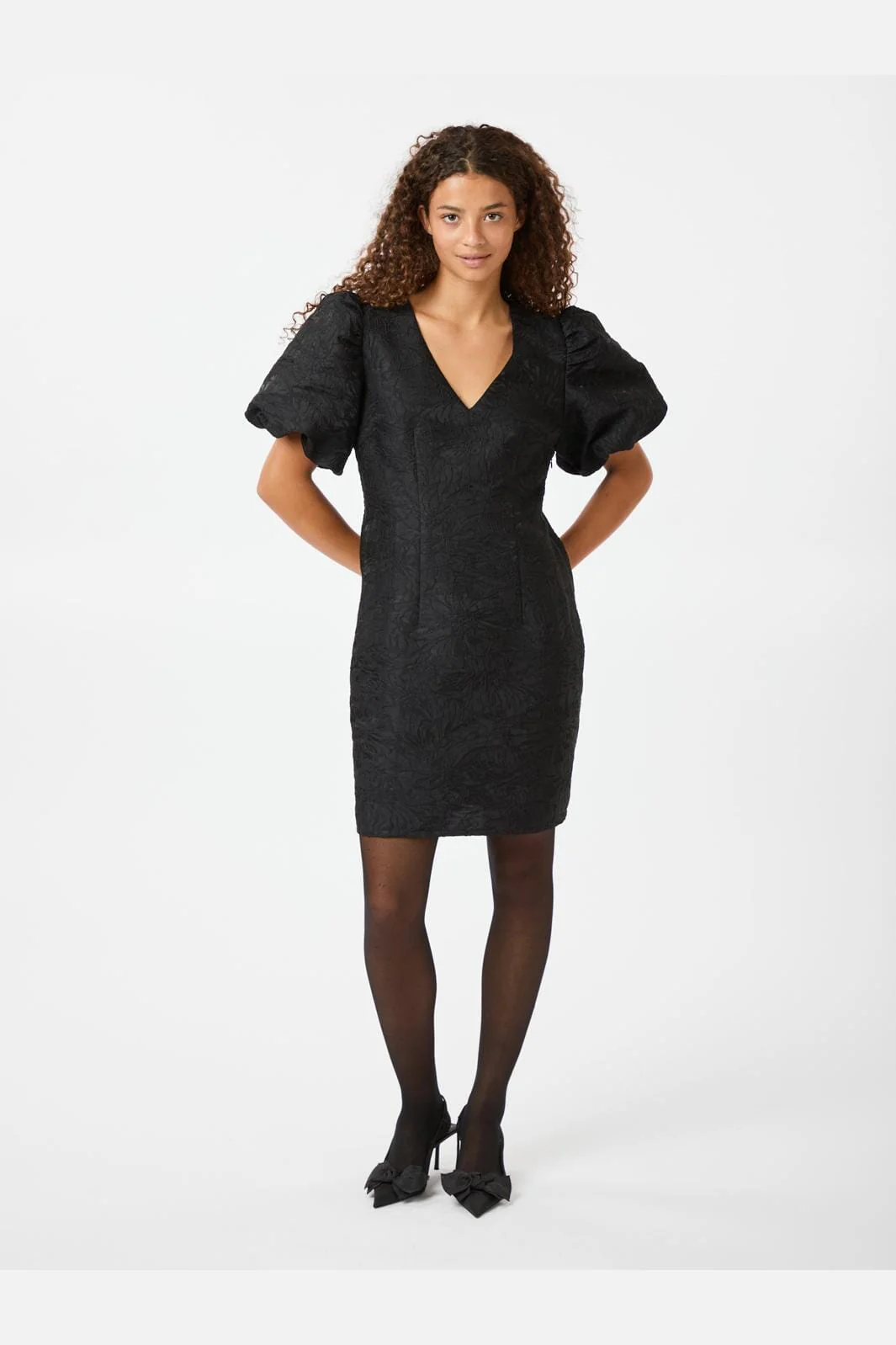 Neo Noir Sika Brocade Dress 163847