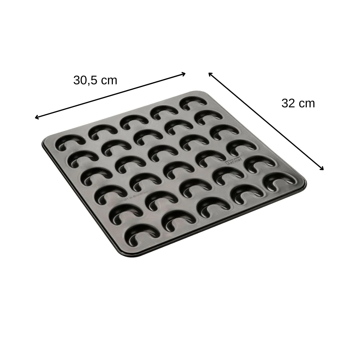 Plaque pour 30 croissants à la vanille Noël Zenker