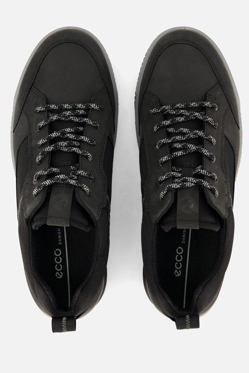 Ecco Byway Tred Sneakers zwart Nubuck