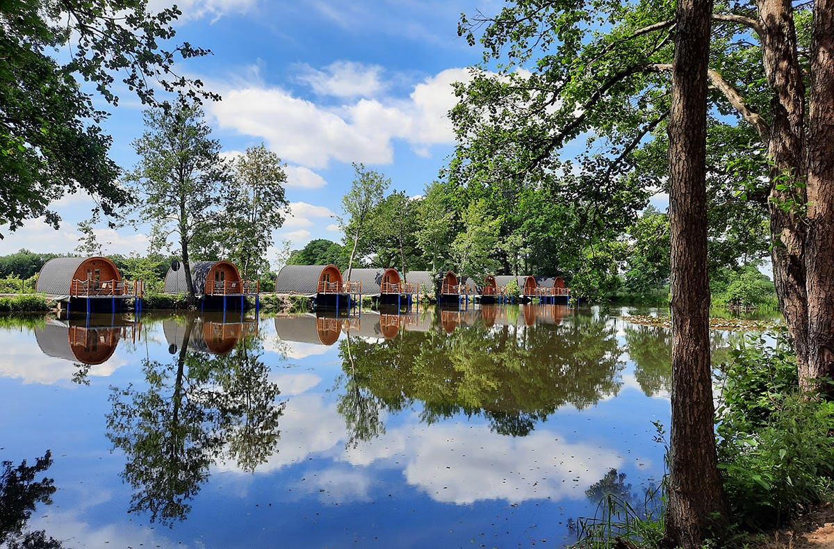 Übernachtung im Premium Pod am Wasser mit Kanutour Silberstedt