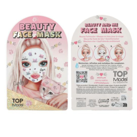 TOPModel sheetmasker kat BEAUTY and ME