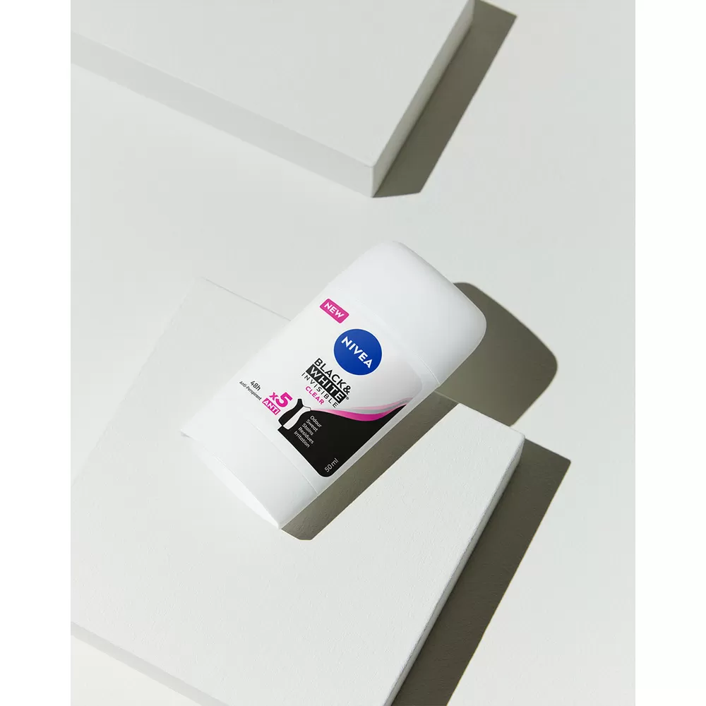 Nivea Black & White Invisible Deostick - 50 ml.