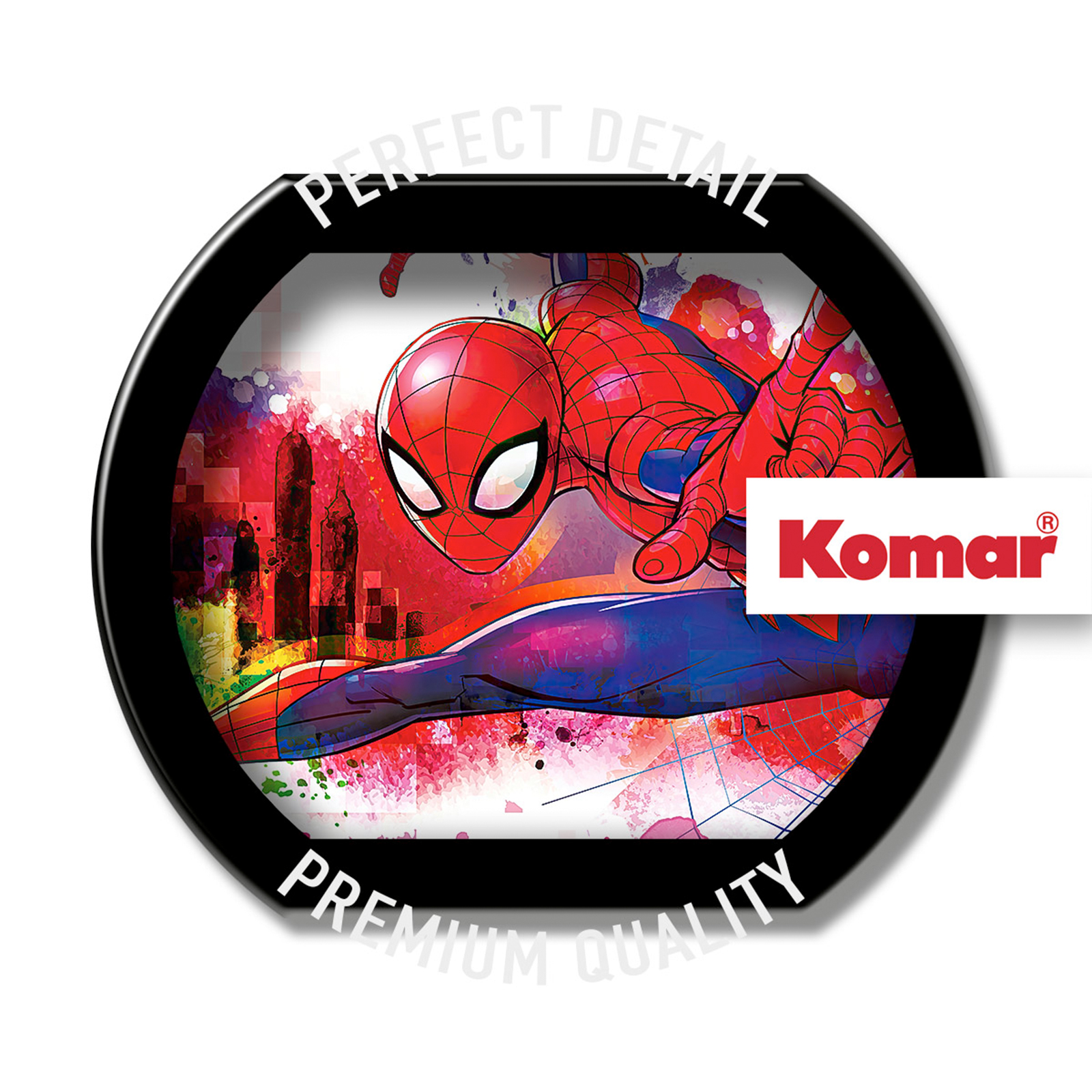 Papier-Fototapete SPIDER-MAN GRAFFITI ART - bunt - 368x127 cm