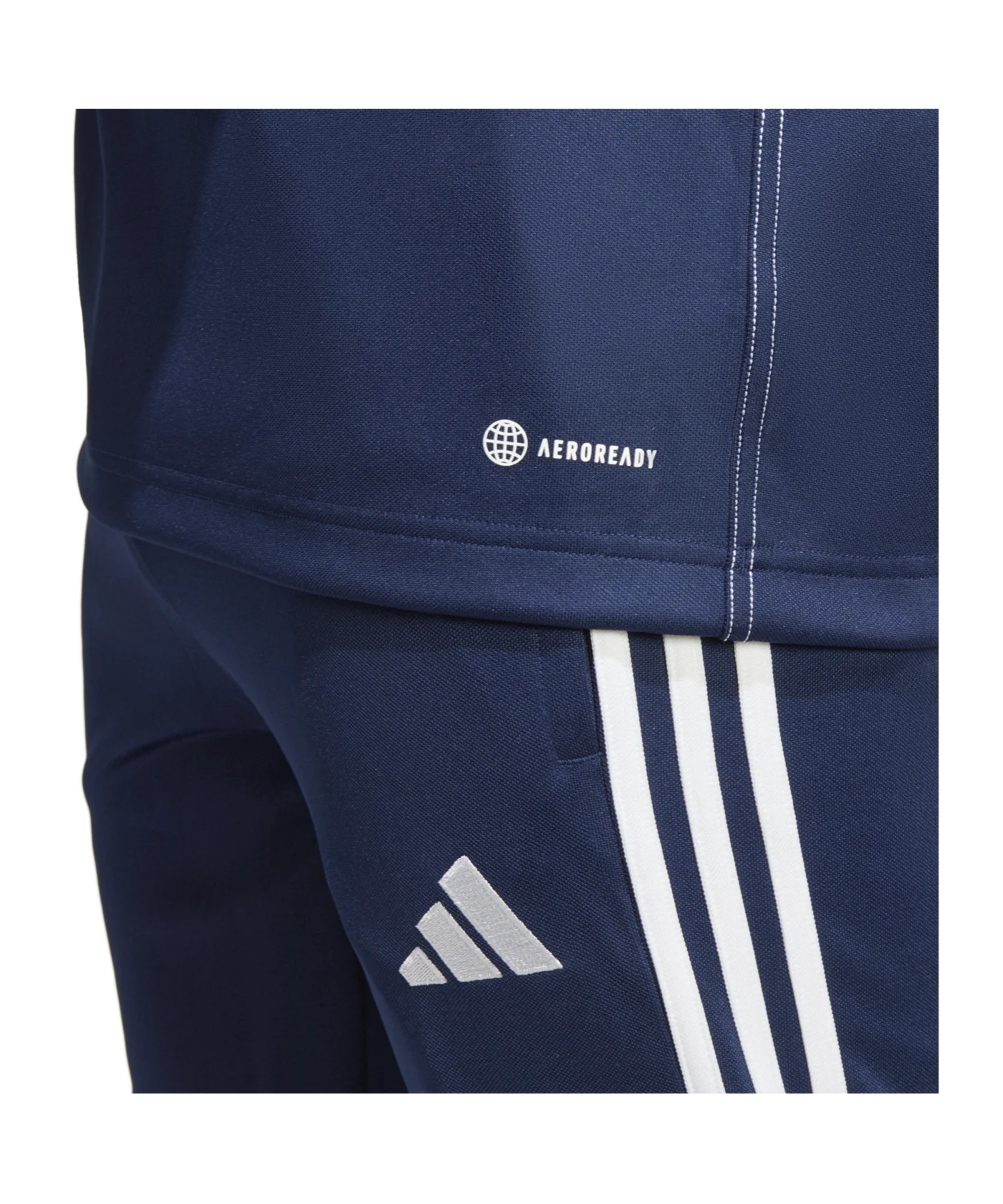 adidas Tiro 23 Club Trainingsjacke Blau Weiss