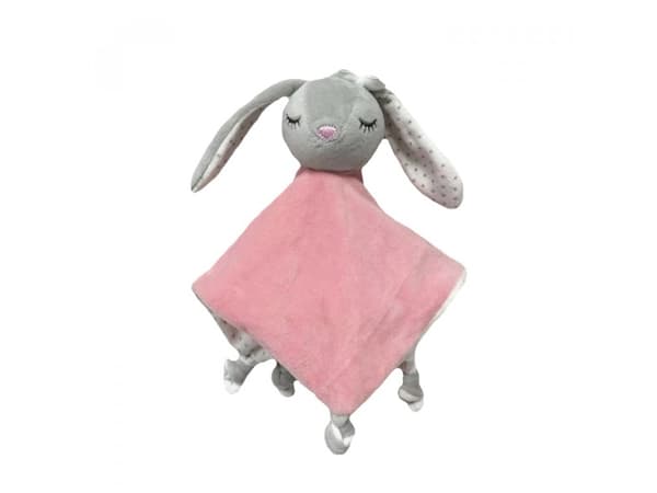 Tulilo Cuddly Baby Bunny 25x25 cm grå