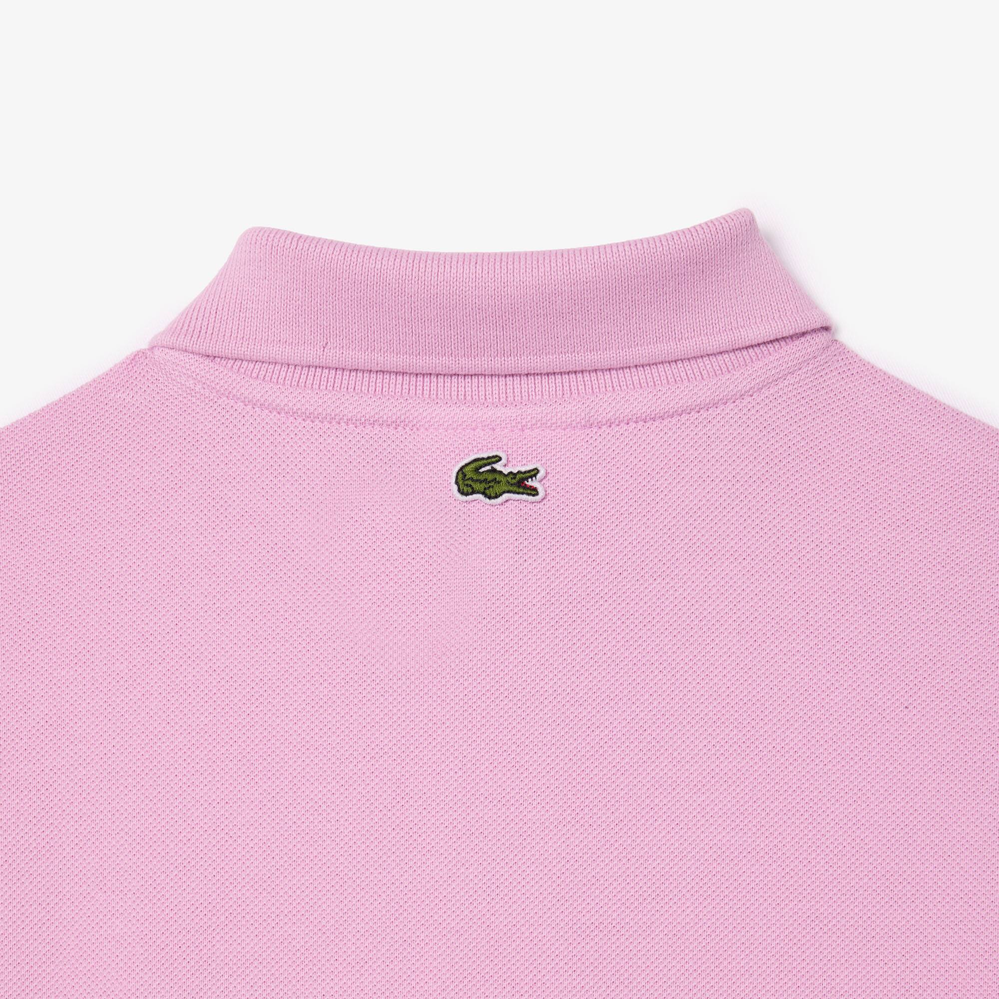 Polo en petit piqué de coton Polos - Rose - Lacoste - Enfant
