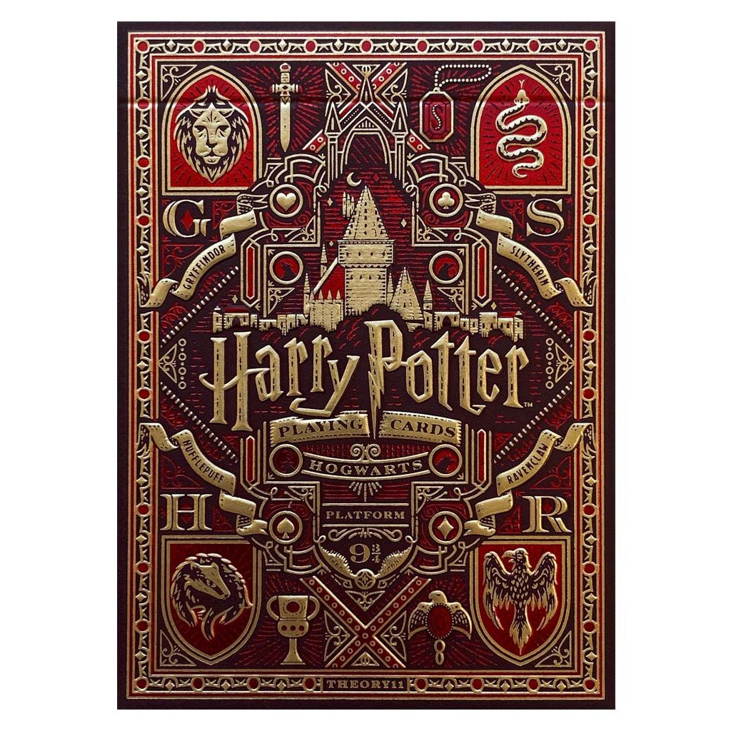 Cartes à jouer Theory11 - Harry Potter - Gryffondor