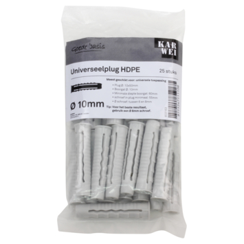 KARWEI uni-plug 10x50mm 25ST