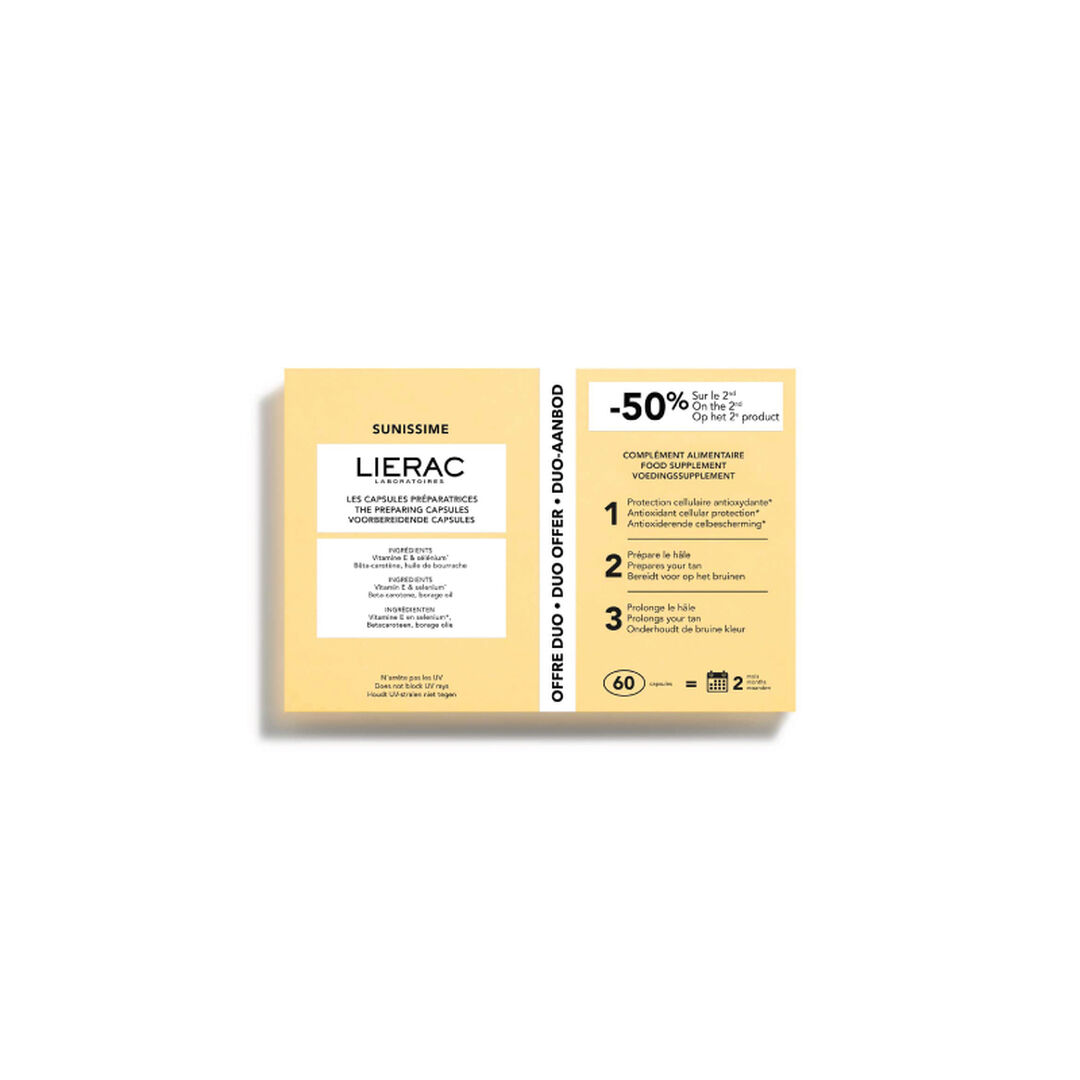 LIERAC  Sunissime Duo Cápsulas Reparadoras - 2x30 caps - 60un