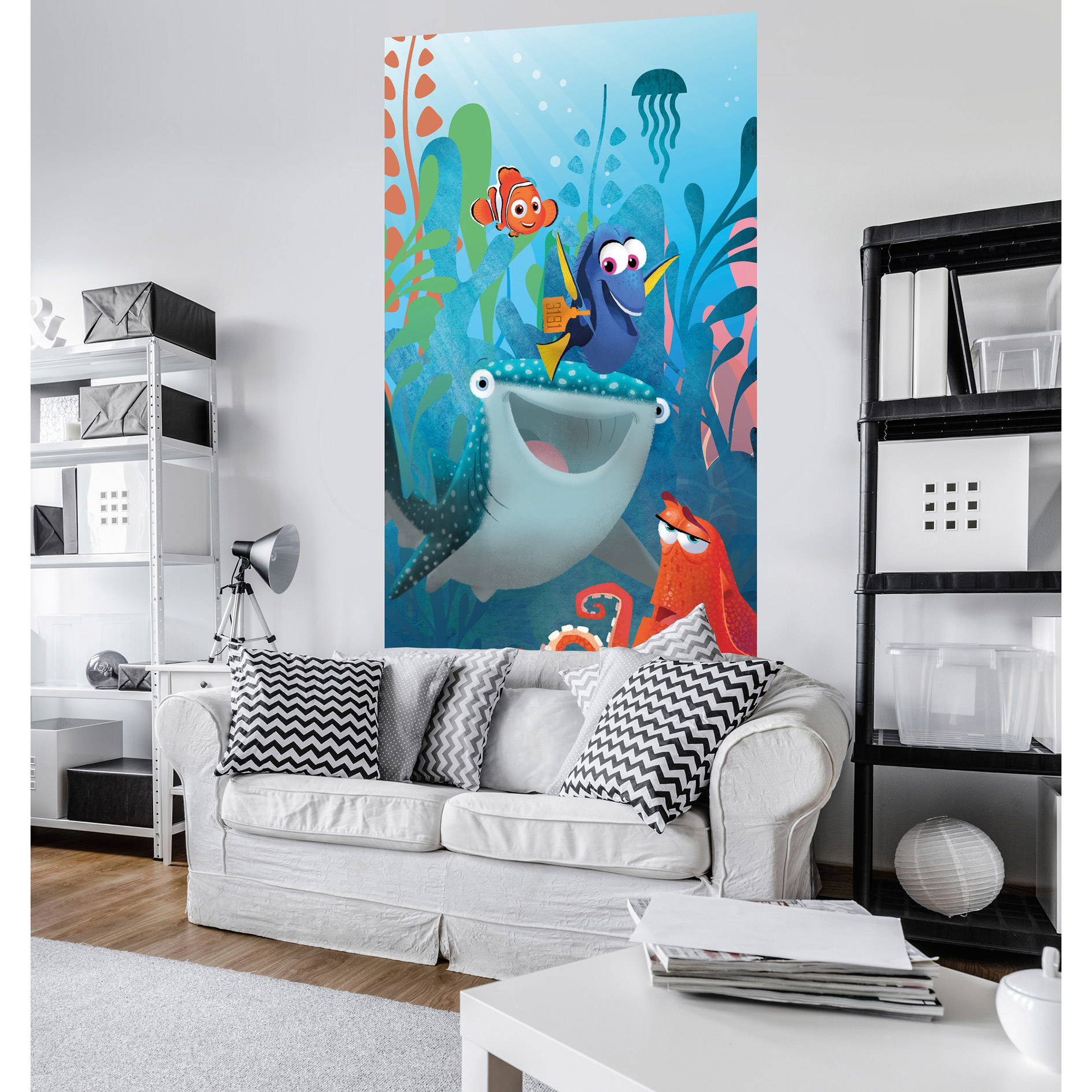 Vlies-Fototapete FINDING DORY AQUARELL - 150x250 cm