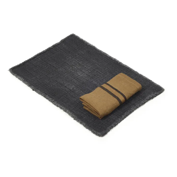 Libeco Tapis Jasper | Noir