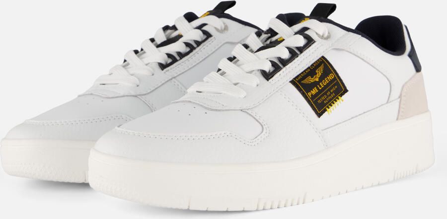 PME Legend Gobbler Lage sneakers Leren Sneaker Heren Wit
