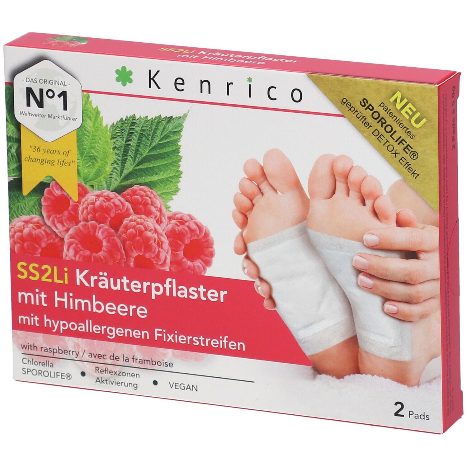 Kenrico SS2Li Kräuterpflaster mit Himbeere