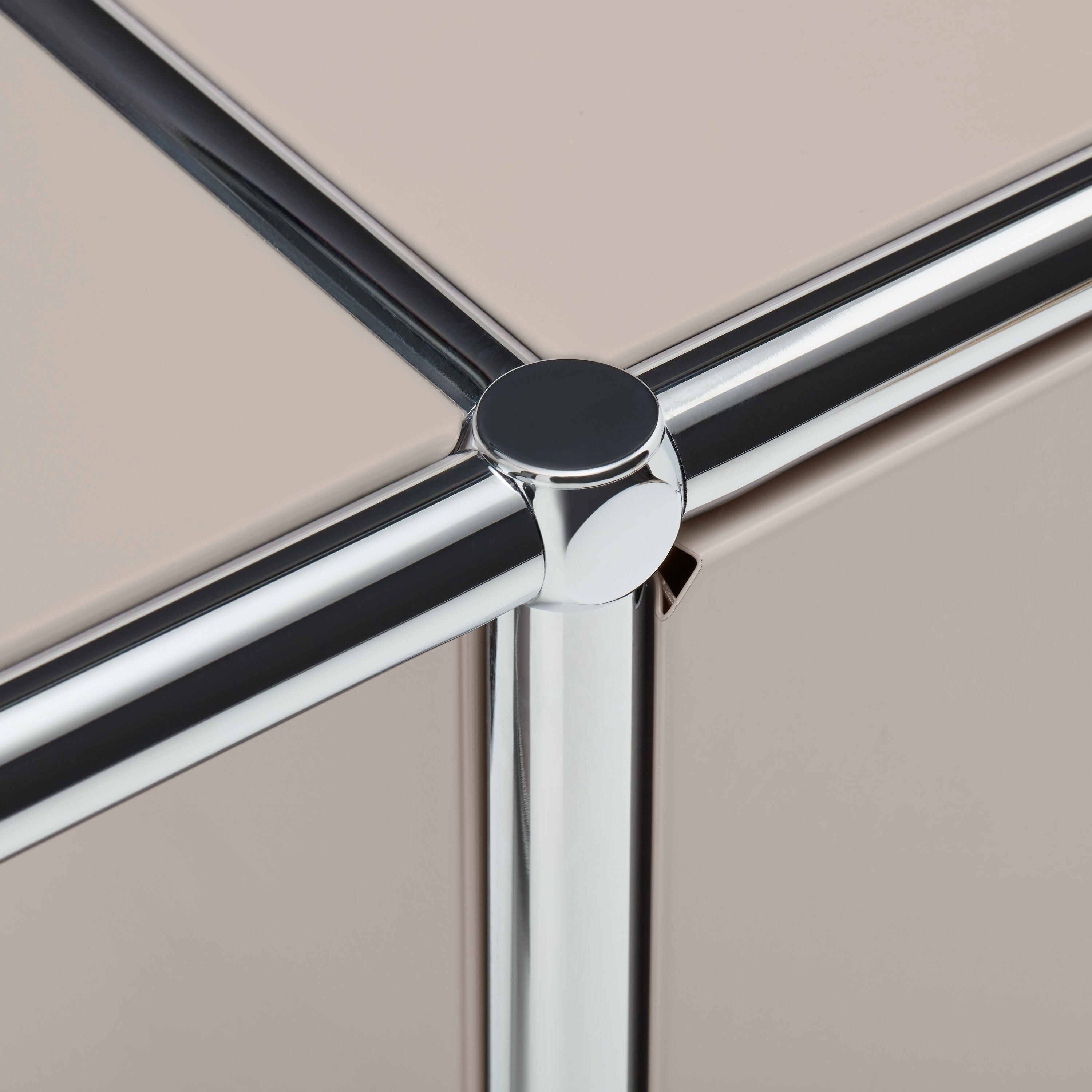 FLEXCUBE Schreibtisch - Taupe / B: 152.0 cm x T: 40.0 cm x H: 80.0 cm