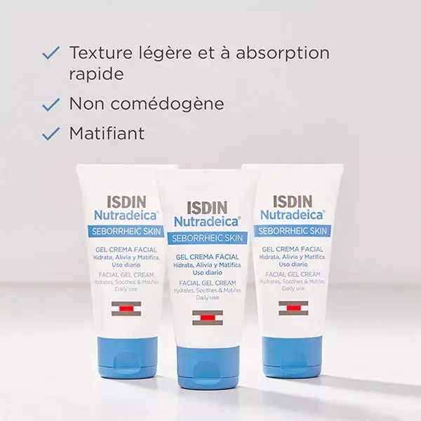Isdin Nutradeica Gel Creme Facial Pele Seborreica 50ml