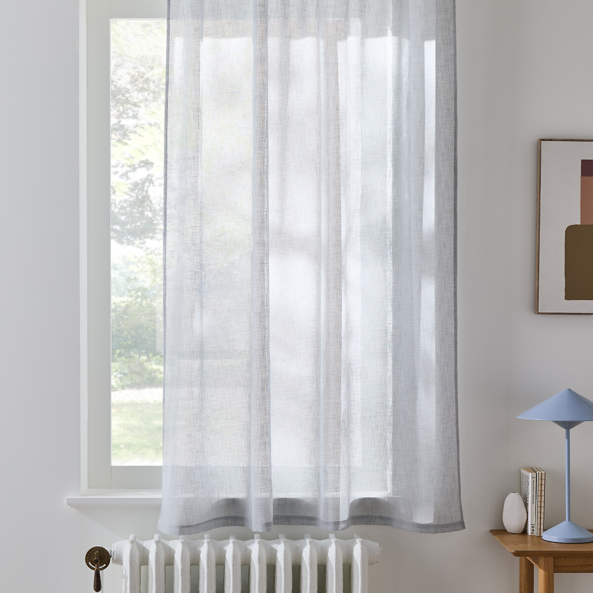 LA REDOUTE INTERIEURS<br>Cortina de radiador com acabamento franzido, Nyong