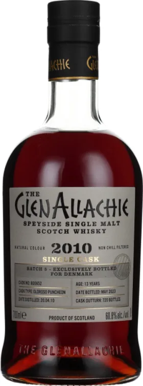 GLENALLACHIE 13 YEARS 2010 OLOROSO PUNCHEON 70CL