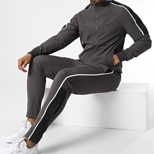 Ensemble De Survetement AGL016 Gris Anthracite
